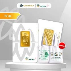 Certieye Emas Batangan Antam - 10 gr Certieye Emas Batangan Antam - 10 gr