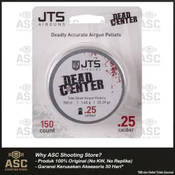 Pellet Kaliber .25 (6.35 mm) - JTS Dead Center Precision Domed Pellet Pellet Kaliber .25 (6.35 mm) - JTS Dead Center Precision Domed Pellet
