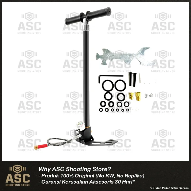 Vevor PCP Hand Pump 4‑Stage - Aksesoris Senapan Angin