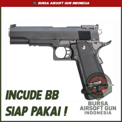 WE Tech Hi-Capa 5.1 Tactical Pistol Airsoft Gun