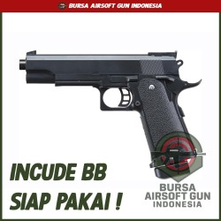 Well M1911 Airsoft Gun Pistol - Black