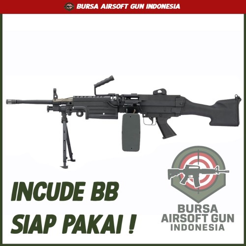 Cybergun M249 Minimi Rifle Airsoft Gun