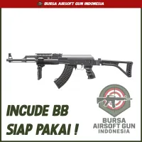 Double Eagle AK-47 Tactical Folding Stock Airsoft Gun Rifle