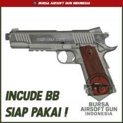 Lancer Tactical Colt 1911 Rail Airsoft Gun Pistol