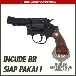 Tanaka Smith & Wesson M36  3" Revolver Airsoft Gun Pistol