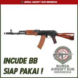 E&L AK-74 Real Wood Rifle Airsoft Gun E&L AK-74 Real Wood Rifle Airsoft Gun