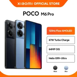 Official POCO M6 Pro | 8GB/256GB | 64MP | 120Hz AMOLED Official POCO M6 Pro | 8GB/256GB | 64MP | 120Hz AMOLED