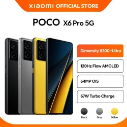 Official POCO X6 Pro 5G | 12GB/512GB | 120Hz AMOLED Official POCO X6 Pro 5G | 12GB/512GB | 120Hz AMOLED